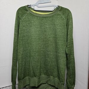 Zara Crewneck Sweater in Olive Green
